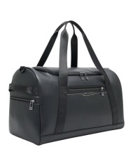 Borsone Uomo Armani Exchange Borsone Da Viaggio Line Logo Leather Black