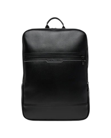 Zaino Uomo Armani Exchange Backpack Line Logo Leather Black
