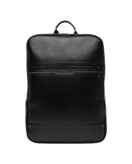 Zaino Uomo Armani Exchange Backpack Line Logo Leather Black