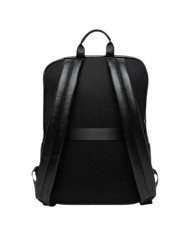 Zaino Uomo Armani Exchange Backpack Line Logo Leather Black