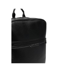 Zaino Uomo Armani Exchange Backpack Line Logo Leather Black