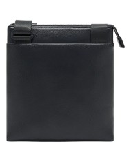 Borsello Uomo Armani Exchange Line Logo Leather Black