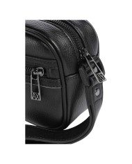 Pochette Uomo Armani Exchange Line Logo Leather Black