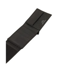 Portafoglio Uomo Armani Exchange Saffiano Leather Black