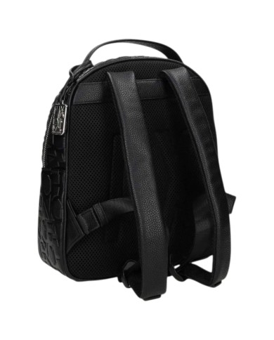 Zaino Donna Armani Exchange Embossed Logo Leather Black