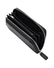 Portafoglio Armani Exchange Donna Line Logo Leather Black