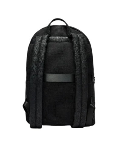Zaino Uomo Armani Exchange Line Logo Leather Black