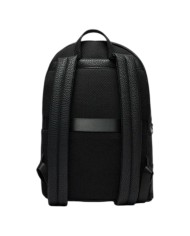 Zaino Uomo Armani Exchange Line Logo Leather Black