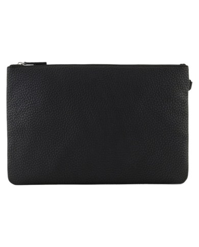 Pochette Uomo Armani Exchange Line Logo Leather Black