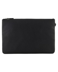 Pochette Uomo Armani Exchange Line Logo Leather Black