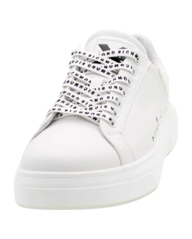 Sneaker Uomo John Richmond 29100 D Action Leather Logo Leather  White