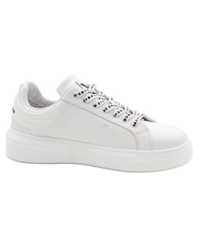 Sneaker Uomo John Richmond 29100 D Action Leather Logo Leather  White