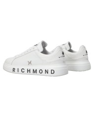 Sneaker Uomo John Richmond 29101 B Action Leather Logo Leather  White