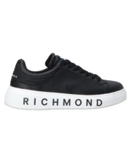 Sneaker Uomo John Richmond 29101 C Action Leather Logo Leather  Black