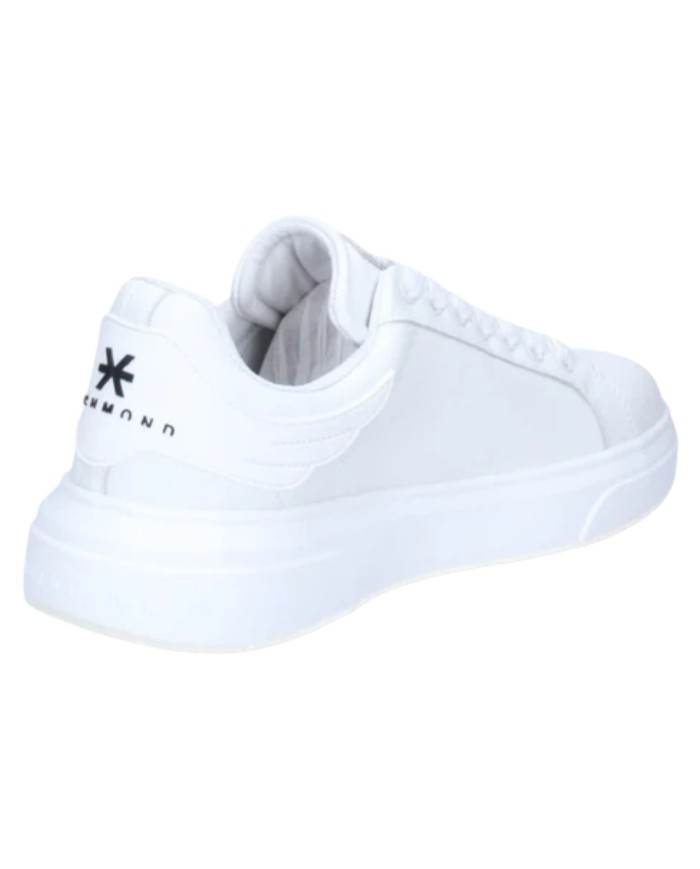 Sneaker Uomo John Richmond 29103 A Action Leather Logo Leather  White