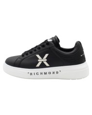 Sneaker Uomo John Richmond 29103 B Action Leather Logo Leather Black