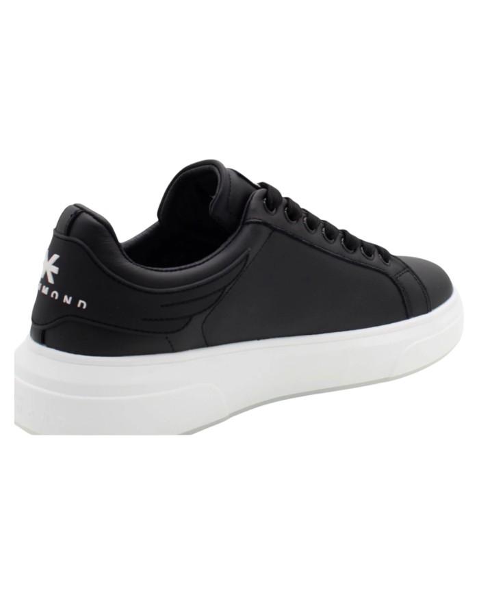 Sneaker Uomo John Richmond 29103 B Action Leather Logo Leather Black