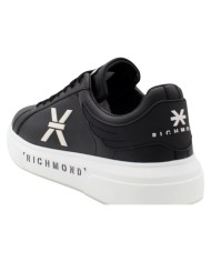 Sneaker Uomo John Richmond 29103 B Action Leather Logo Leather Black
