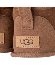 Stivale Donna UGG Classic Ultra Mini Montone Idrorepellente Rocky Oak