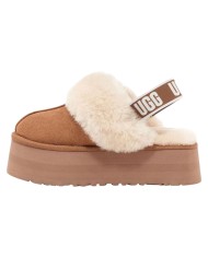 Ciabatta Donna UGG W Funkette Plateau Chestnut Camel