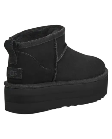Stivale Donna UGG Classic Ultra Mini Platform Montone Idrorepellente Blk
