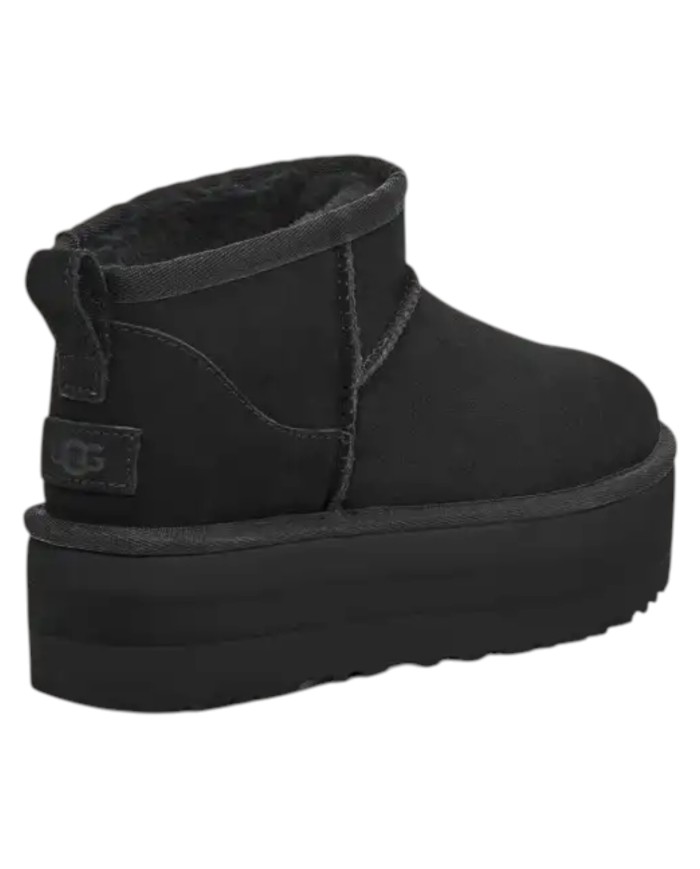 Stivale Donna UGG Classic Ultra Mini Platform Montone Idrorepellente Blk