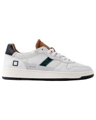Sneaker Uomo Date Court 2.0 Vintage Leather White Cuoio