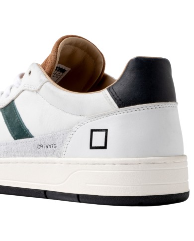 Sneaker Uomo Date Court 2.0 Vintage Leather White Cuoio