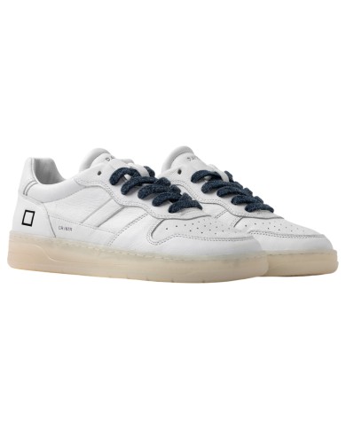 Sneaker Uomo Date Court 2.0 Transparent Leather White