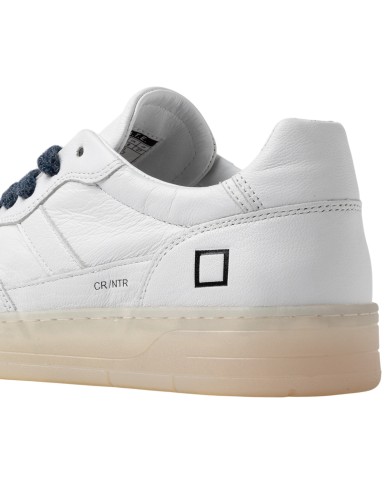 Sneaker Uomo Date Court 2.0 Transparent Leather White