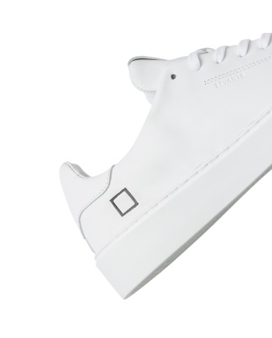 Sneaker Uomo Date Levante Mono Leather White