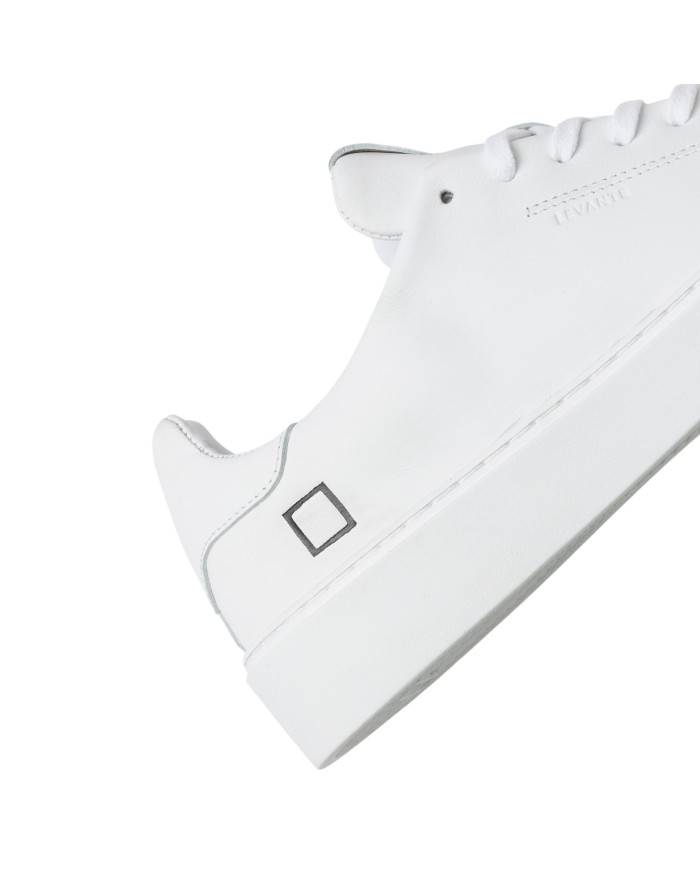 Sneaker Uomo Date Levante Mono Leather White