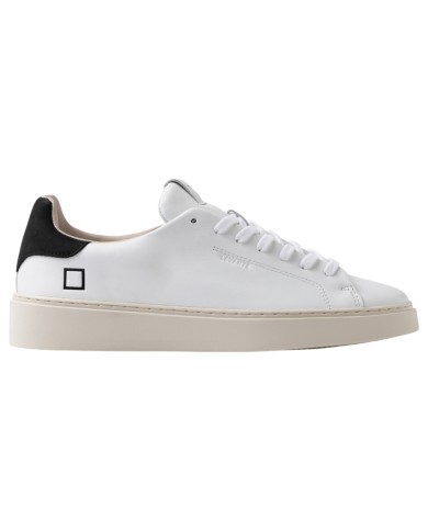 Sneaker Uomo Date Levante Calf Leather White Black