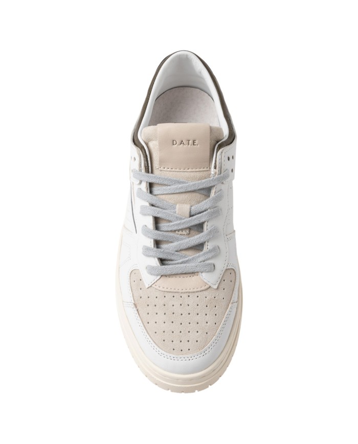 Sneaker Uomo Date Torneo Colored Leather White Army