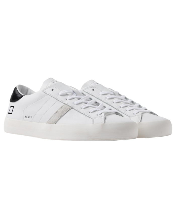 Sneaker Uomo Date Hill Low Calf Leather White Black