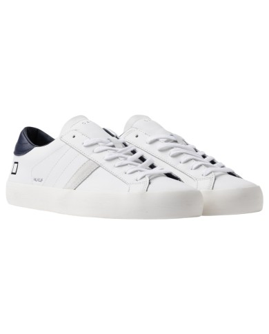 Sneaker Uomo Date Hill Low Calf Leather White Blue