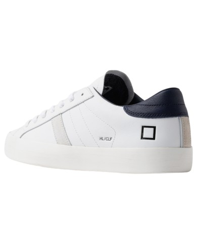 Sneaker Uomo Date Hill Low Calf Leather White Blue