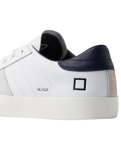 Sneaker Uomo Date Hill Low Calf Leather White Blue