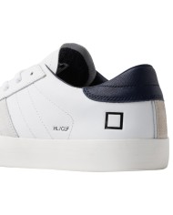Sneaker Uomo Date Hill Low Calf Leather White Blue