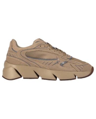 Sneaker Uomo Paciotti Blade Runner Mesh Suede Sand