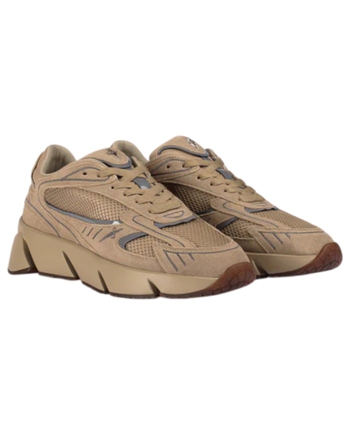 Sneaker Uomo Paciotti Blade Runner Mesh Suede Sand