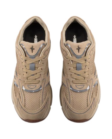 Sneaker Uomo Paciotti Blade Runner Mesh Suede Sand