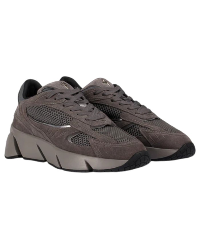 Sneaker Uomo Paciotti Blade Runner Mesh Suede Gray