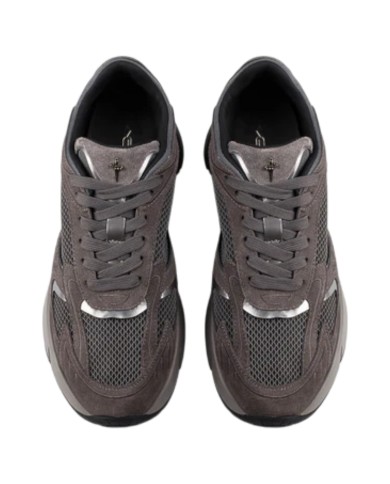 Sneaker Uomo Paciotti Blade Runner Mesh Suede Gray