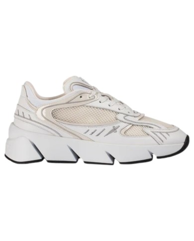 Sneaker Uomo Paciotti Blade Runner Mesh Leather White
