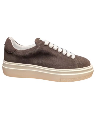 Sneaker Uomo Paciotti Blade Suede Testa Di Moro Dark Brown