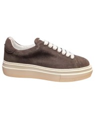 Sneaker Uomo Paciotti Blade Suede Testa Di Moro Dark Brown