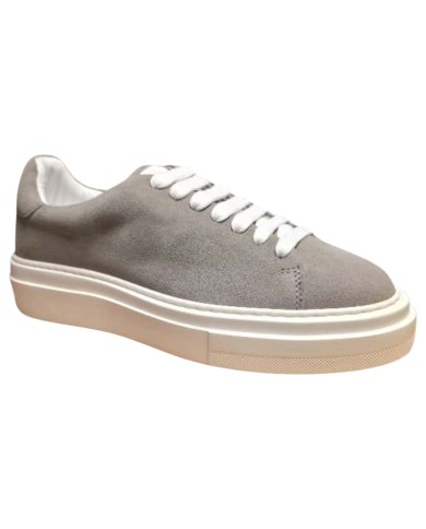 Sneaker Uomo Paciotti Blade Suede Gray Cemento