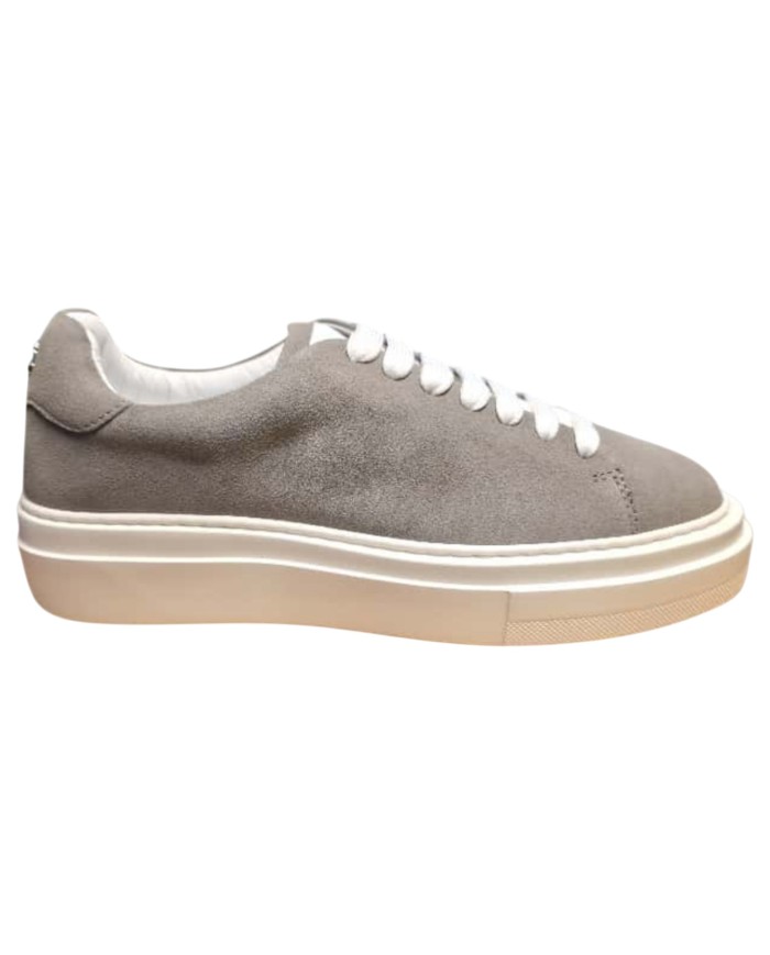 Sneaker Uomo Paciotti Blade Suede Gray Cemento