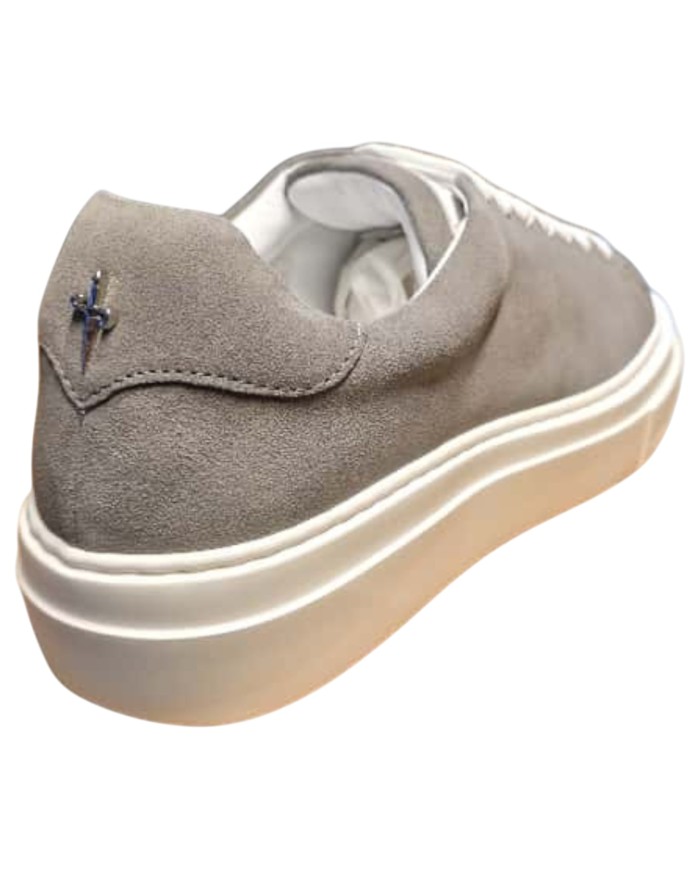 Sneaker Uomo Paciotti Blade Suede Gray Cemento